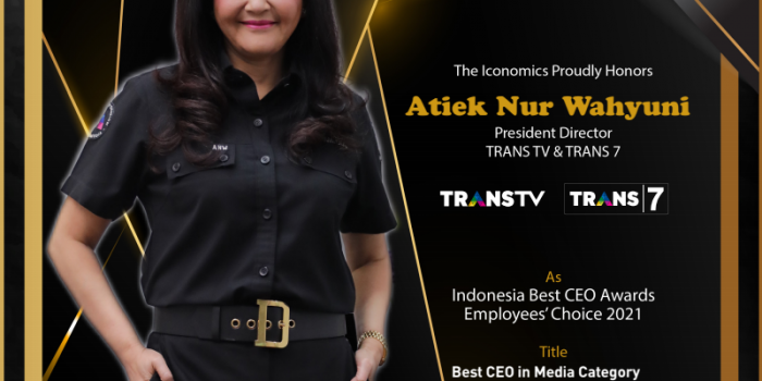 Ibu Atiek Nur Wahyuni selaku CEO TRANS TV & TRANS7