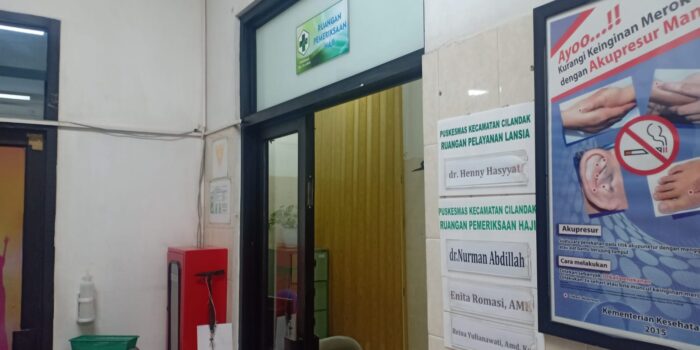 Ruangan surat rujukan Puskesmas Cilandak Barat